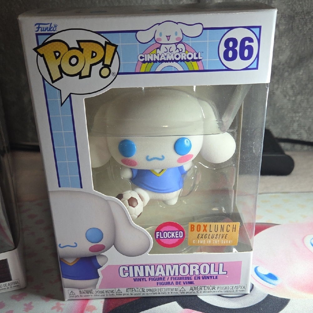 Funko Pop Cinnamoroll Flocked Figure